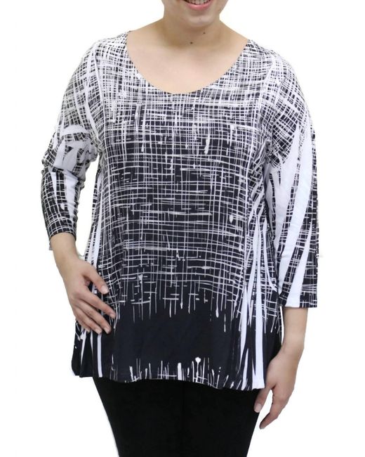 Impulse California Gray Inverted Lines Panel Top