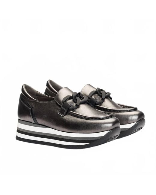 Softwaves Black Cala Platform Shoes