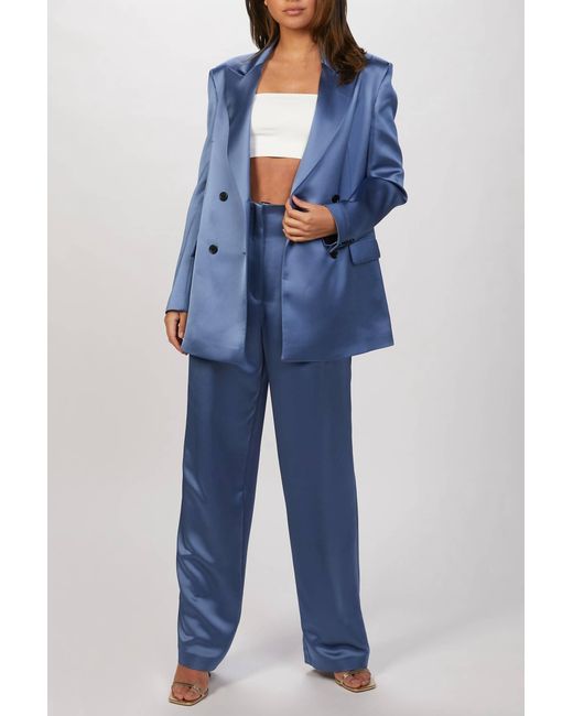 In the mood for love Blue Bonnie Satin Jacket