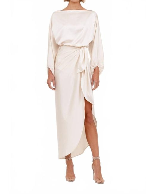 NonChalant Label White Rosanna Midi Dress