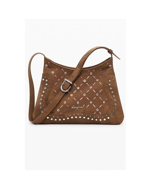 Desigual Brown Polyethylene Handbag
