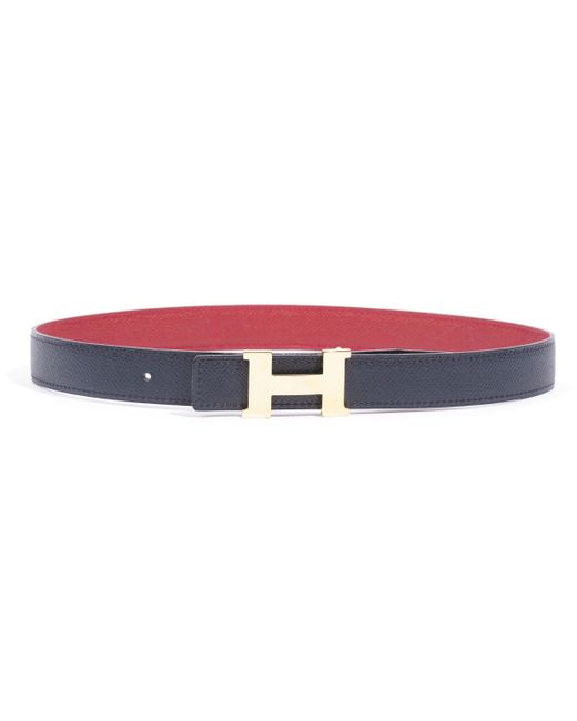 Hermès Red Constance H Belt / Leather