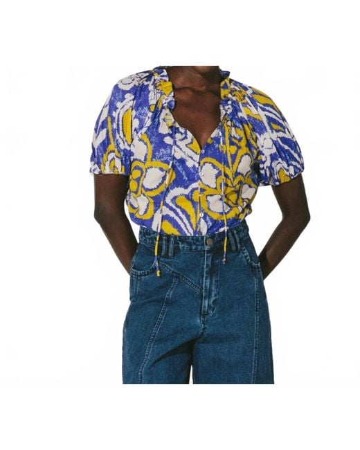 Cleobella Blue Nell Blouse