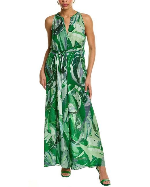 Ted Baker Wrap Bodice Jumpsuit in Green Lyst