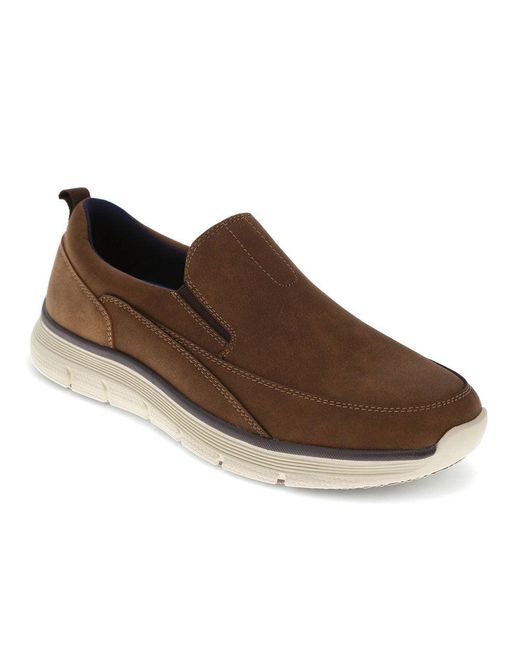Dockers Brown Slater Slip Resistant Slip-On Sneaker for men