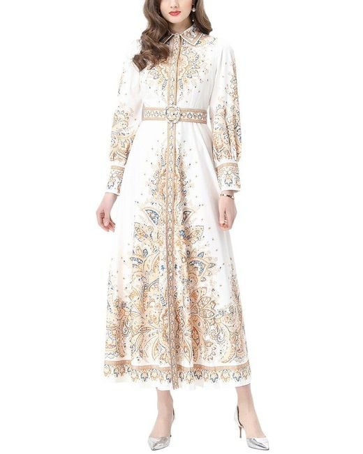 Kaimilan Women's Natural Midi Dress