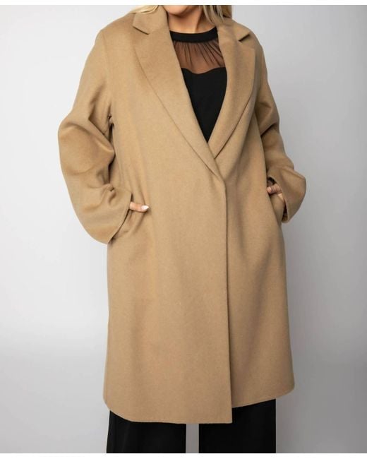 Vince Natural Classic Straight Coat