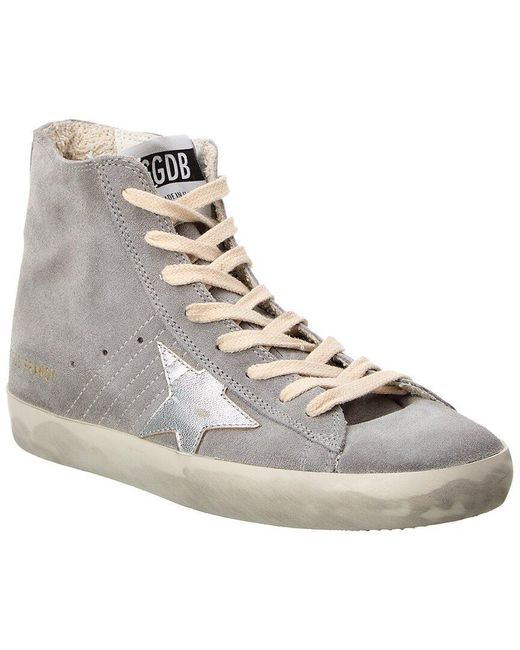 Golden Goose Deluxe Brand Gray Francy Suede Sneaker