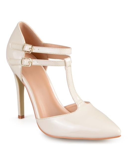Journee Collection Metallic Collection Wide Width Tru Pump