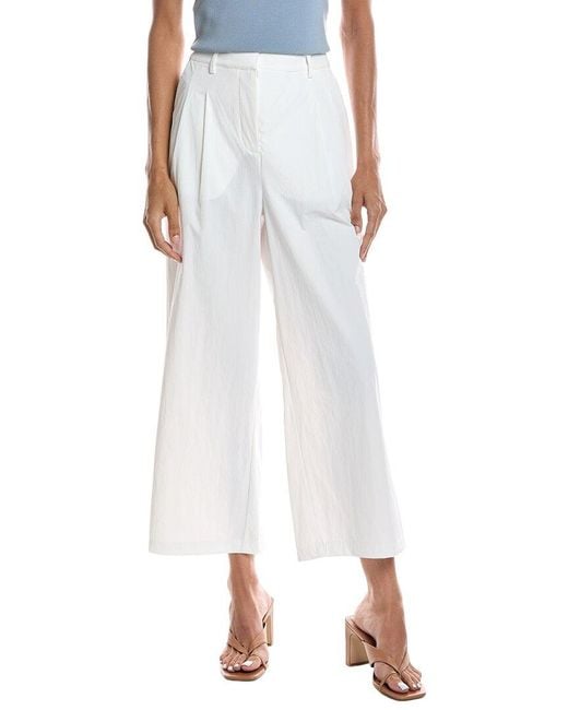Bernardo White Drawstring Slim Pant