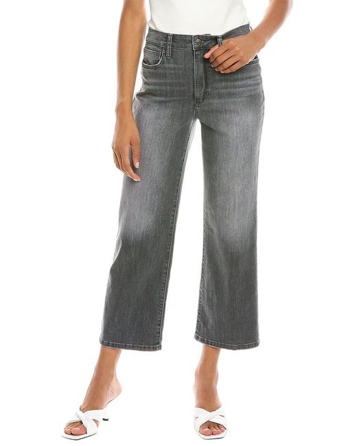 Joe's Jeans Kathleen Highrise Wide Leg Crop Jea in Black Lyst