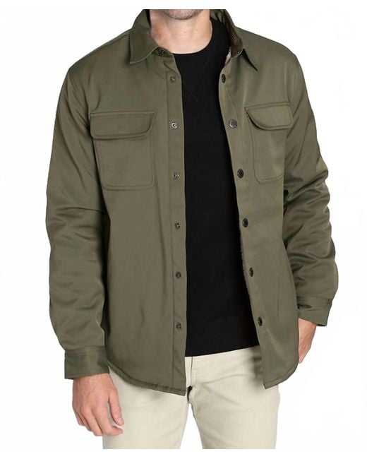 Jachs New York Green Windsor Performance Shirt Jacket for men