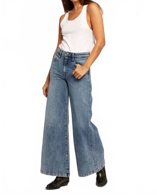 Current/Elliott Blue Timeless Flare Jeans