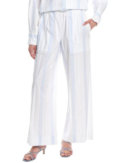 Jonathan Simkhai White Arden Pull-On Pant