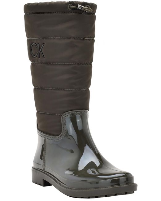 Calvin Klein Black Siston Outdoor Mid-calf Winter & Snow Boots