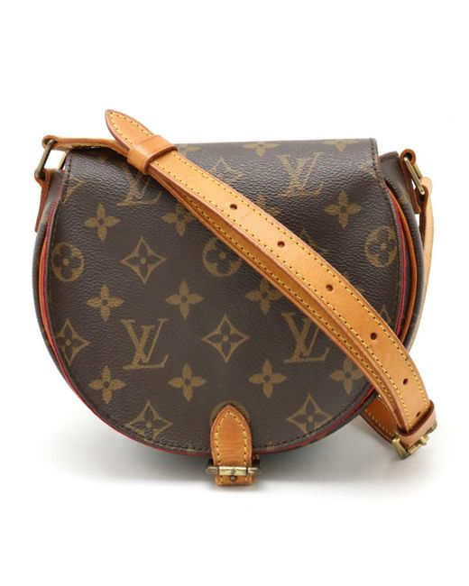 Louis Vuitton Brown Canvas Shoulder Bag (pre-owned)