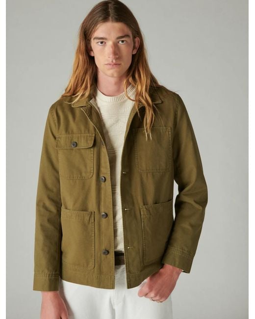 Lucky Brand Green Chore Jacket for men