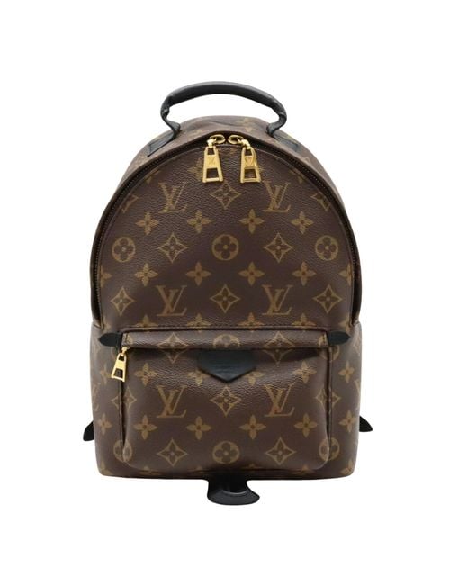 Louis Vuitton Palm Springs Canvas Backpack Bag (pre-owned) in Brown