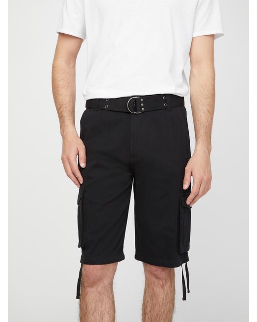Guess Factory Everett Cargo Shorts in Black for Men | Lyst