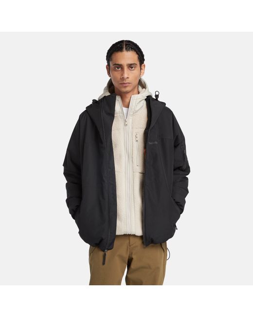 Timberland Black Waterproof Jacket With Timberdry Technology for men
