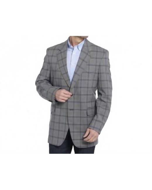 Circle S Gray Plaid Jacket for men