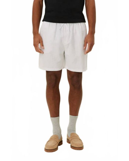 Les Deux Black Otto Linen Shorts for men