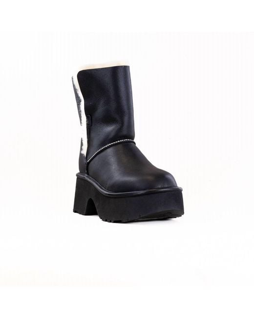 Ugg Black Esmee Leather Boot
