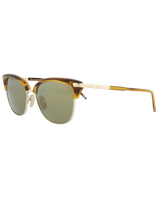 Thom Browne White Tb505 56mm Sunglasses