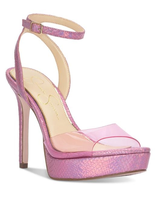 Jessica Simpson Pink Camisha Ankle Strap Heels