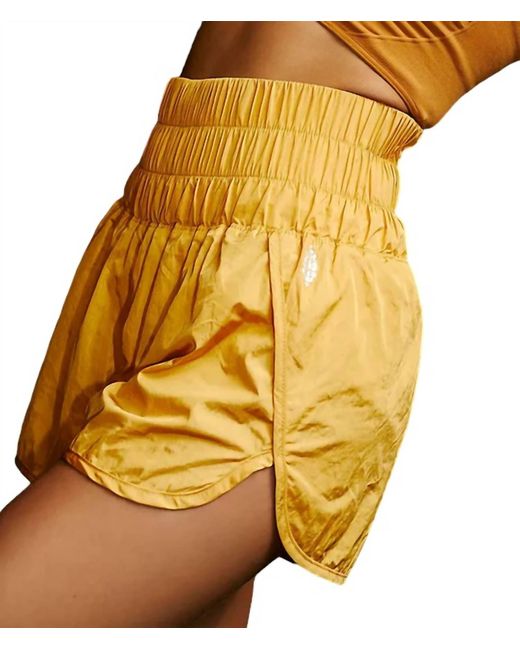 Free People Yellow Way Home Short