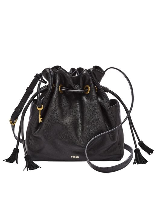 rayna drawstring crossbody fossil