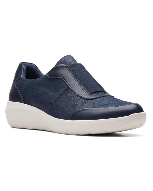 Clarks Blue Kayleigh Peak Walking Shoes Casual Casual And Fashion Sneakers