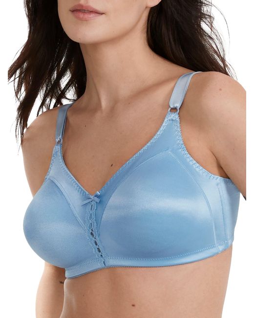 Bali Blue Double Support Wire-free Bra