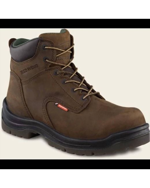 Red Wing Brown King Toe Boot for men