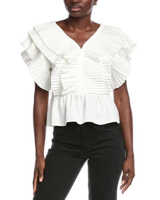 ANNA KAY White Royal Blouse