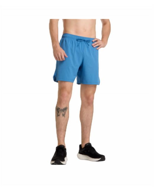 New Balance Blue Rc Short 5" for men