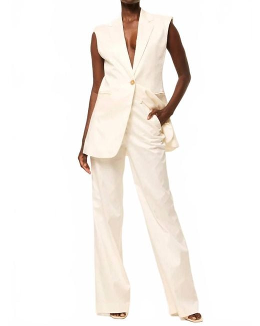 MISA Los Angles Natural Juno Wide Leg Pants
