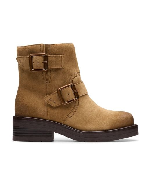 Clarks Brown Rebelle Buckle