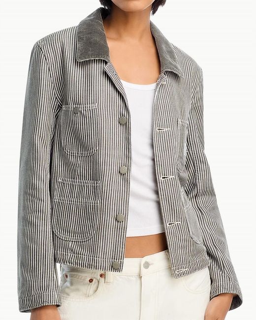 Denimist Gray Slim Chore Jacket