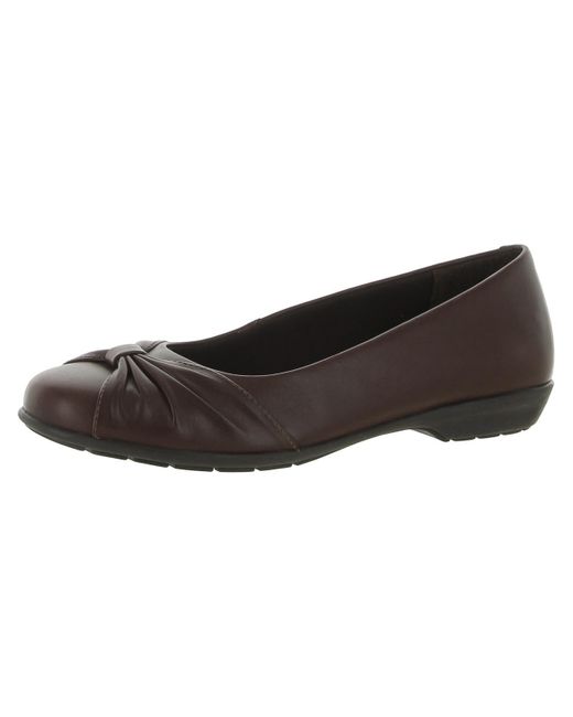Walking Cradles Brown Fall Leather Slip On Loafers