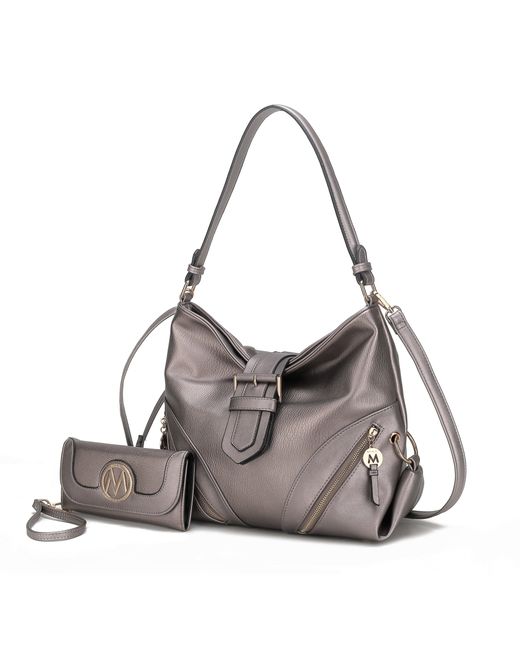 MKF Collection by Mia K Rafaela Shoulder Bag in Gray | Lyst