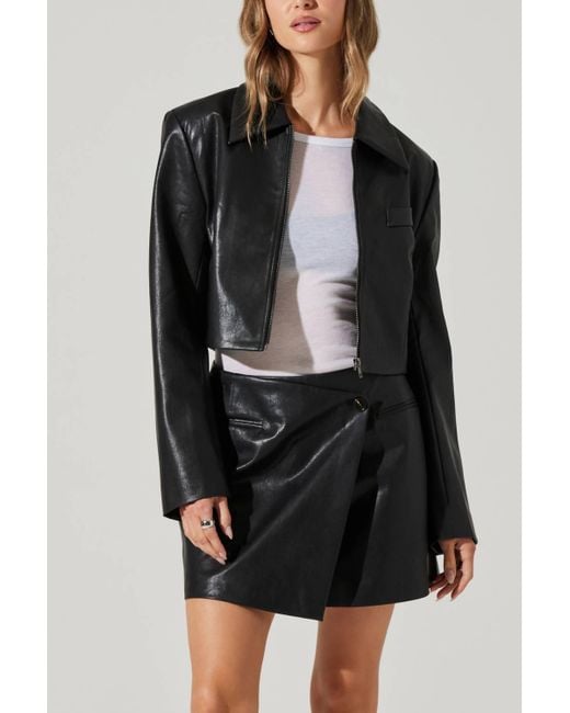 Astr Black Linley Jacket