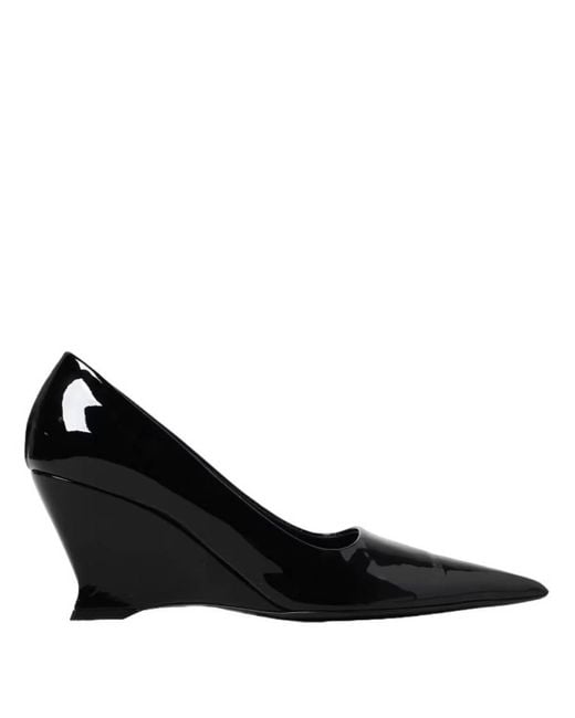 Ferragamo Black Viola Patent Pump