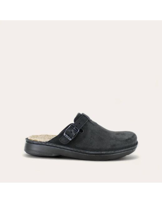 Naot Black Martos Mule- Wide