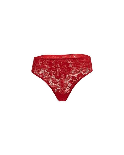Wolford Red Lace String