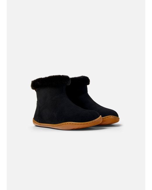 Camper Black Ankle-Boot Kids Peu Cami Kids