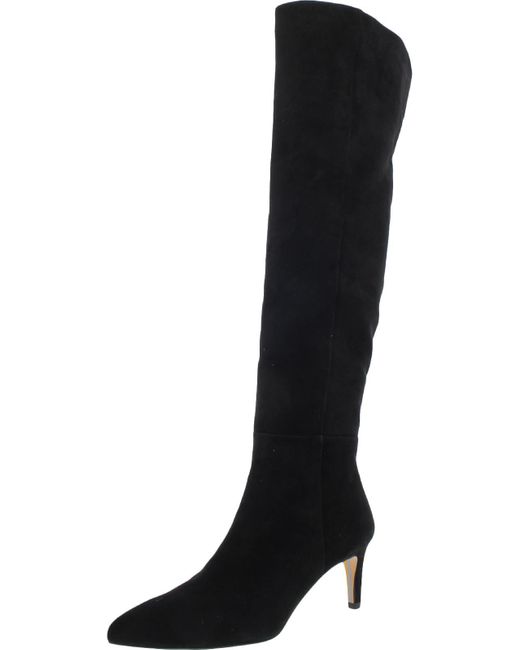 Sam Edelman Black Ursula Zipper Tall Knee-high Boots