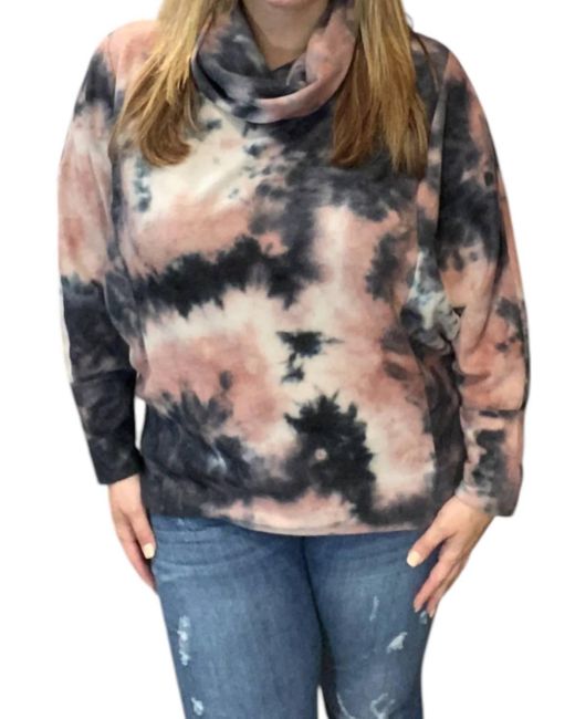 Honeyme Gray Cowlneck Sweater