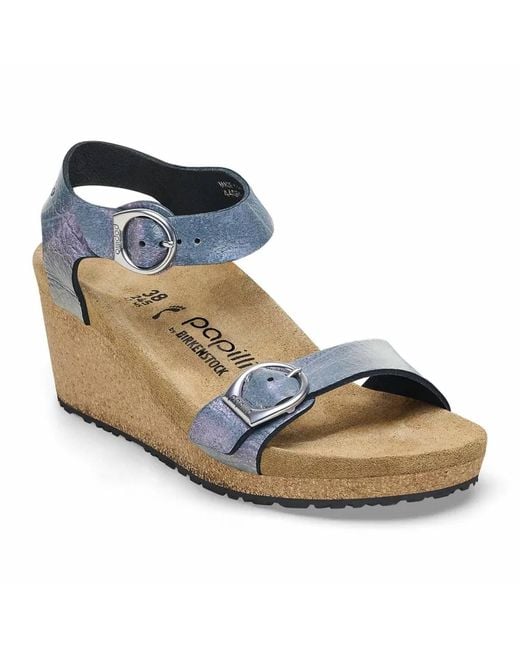 Birkenstock Blue Soley Papillo