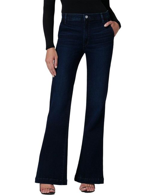 Joe's Jeans Blue The Molly Wink High-rise Flare Jean